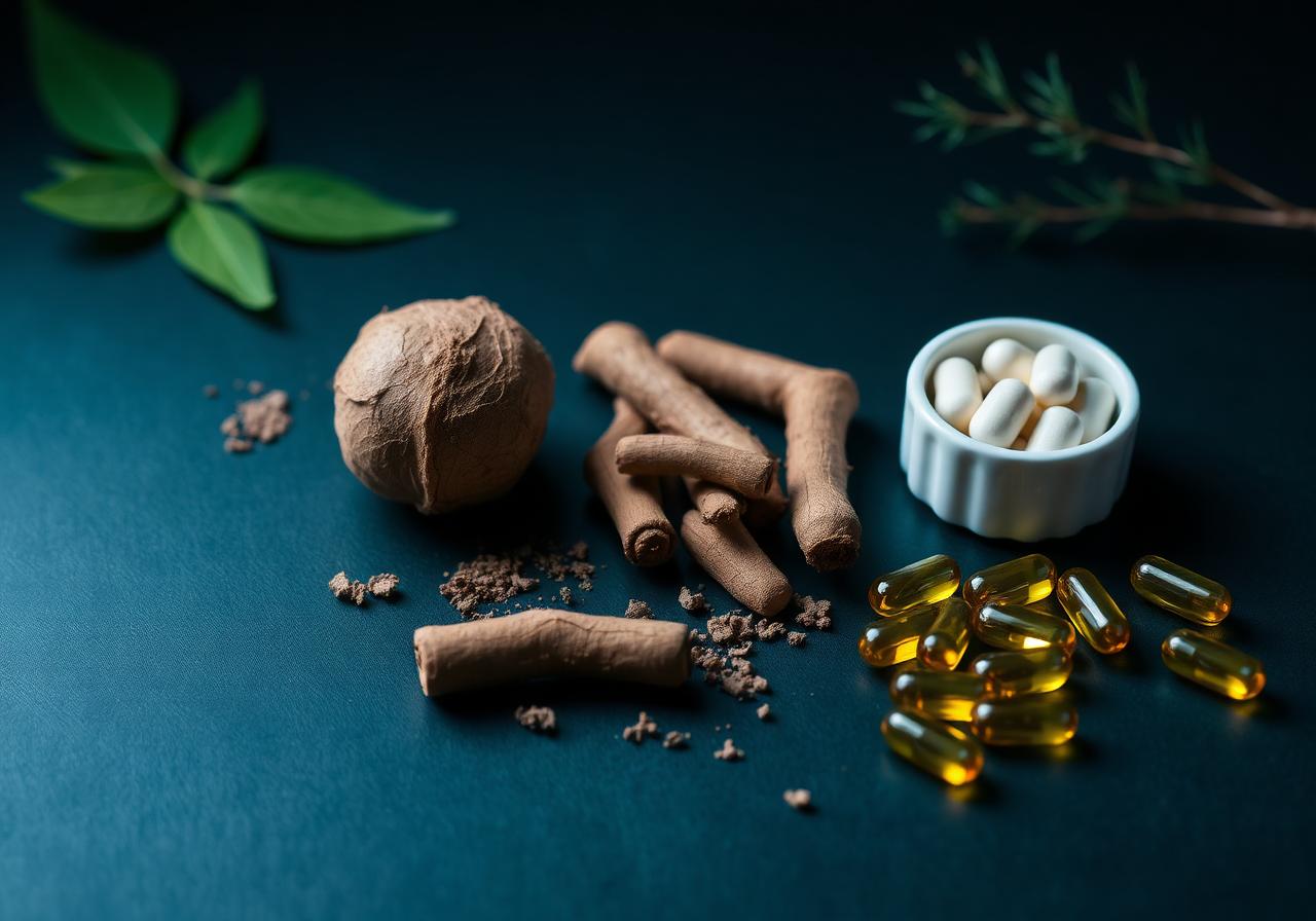 Natürliche pflanzliche Inhaltsstoffe in ErectusX Kapseln